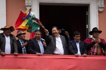 El presidente de Bolivia, Luis