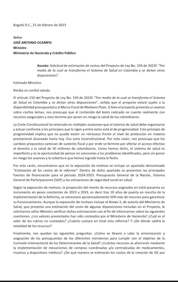 Es de resaltar que una