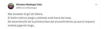 Opinión de Winston Reategui sobre
