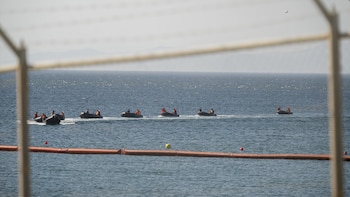 El Gobierno trabaja para colocar en Melilla barreras de contención en el mar como en Ceuta