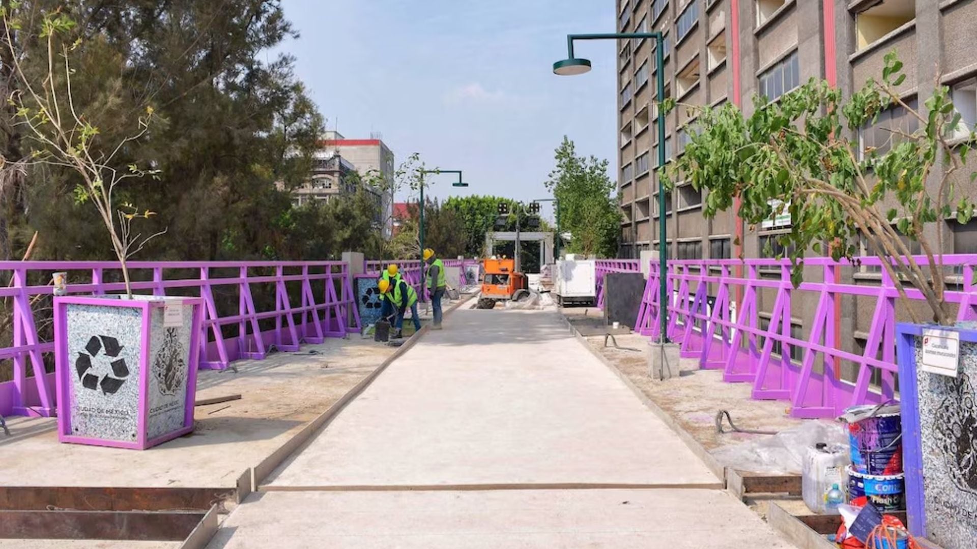 Así avanza la obra de la Calzada Flotante en Tlalpan a menos de 100 días para el Mundial 2026 (X/ @SOBSECDMX)