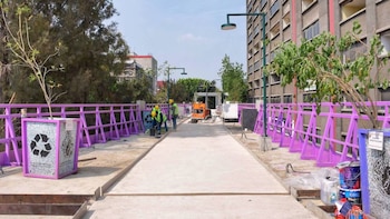 Calzada Flotante en Tlalpan avanza construcción encima de la Línea 2 del Metro CDMX