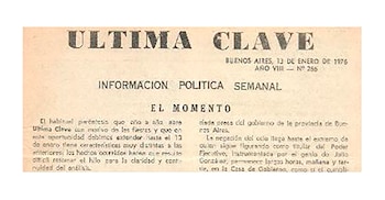Ultima Clave del 13 de