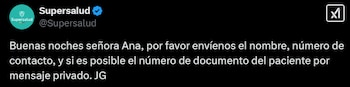Así respondieron a la queja
