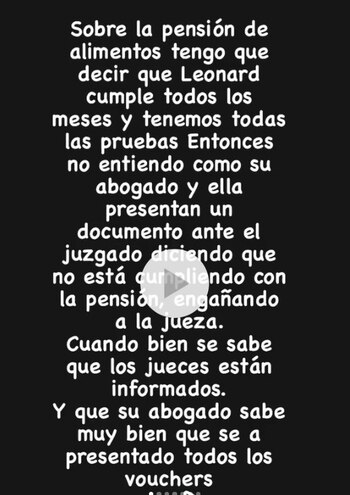 Olenka Cuba niega que Leonard