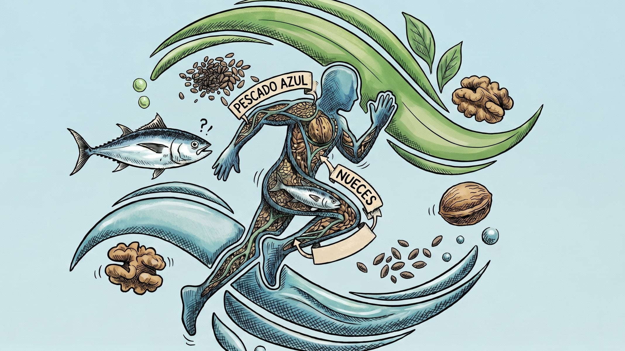 Investigadores de Harvard y California avalan el consumo de omega-3 antes del entrenamiento para la recuperación muscular y la resistencia física (Imagen Ilustrativa Infobae)