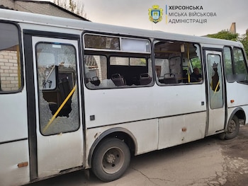 25/10/2026 Ataque ruso contra un autobús en Jersón, Ucrania
POLITICA EUROPA UCRANIA
GOBIERNO REGIONAL DE JERSÓN, UCRANIA