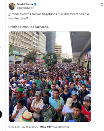 El abogado Daniel Sanín criticó