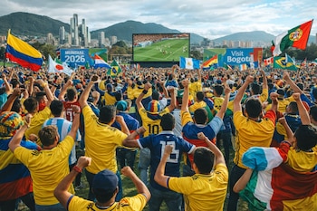 La ciudad ofrece transmisiones gratuitas de los partidos de la Selección Colombia en espacios públicos emblemáticos como El Tunal y Fontanar - crédito IDT