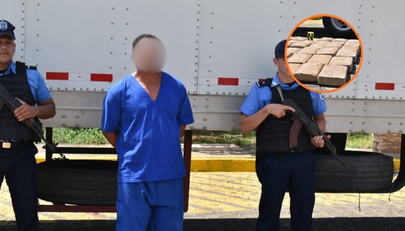 Incautan 1.9 toneladas de marihuana y arresta a un guatemalteco en frontera de Nicaragua