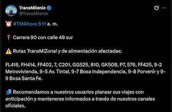 Manifestaciones sindicales en Bosa generaron
