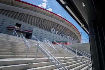 Accesos del estadio Metropolitano. (Europa