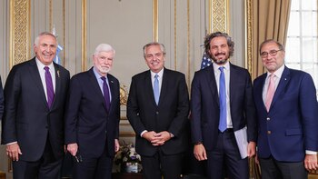 Alberto Fernández, Christopher Dodd, Santiago