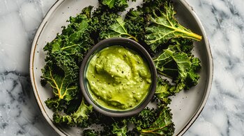 Chips de kale y kale