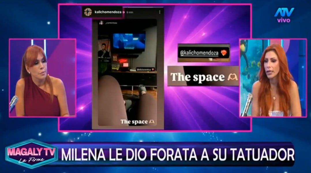Milena Zárate confiesa que volvió a sufrir ataques de pánico tras su ruptura con Kalicho. Captura: Magaly Tv La Firme.