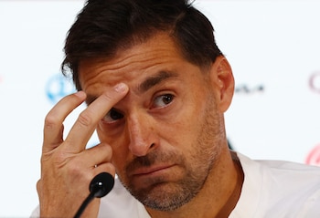 Diego Alonso en una rueda de prensa (REUTERS/Gareth Bumstead)