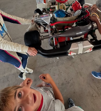 Las imágenes que compartió Franco Colapinto de sus vacaciones en Argentina