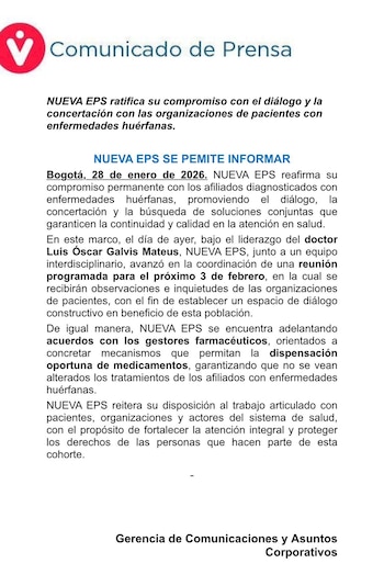 Se están adelantando acuerdos con