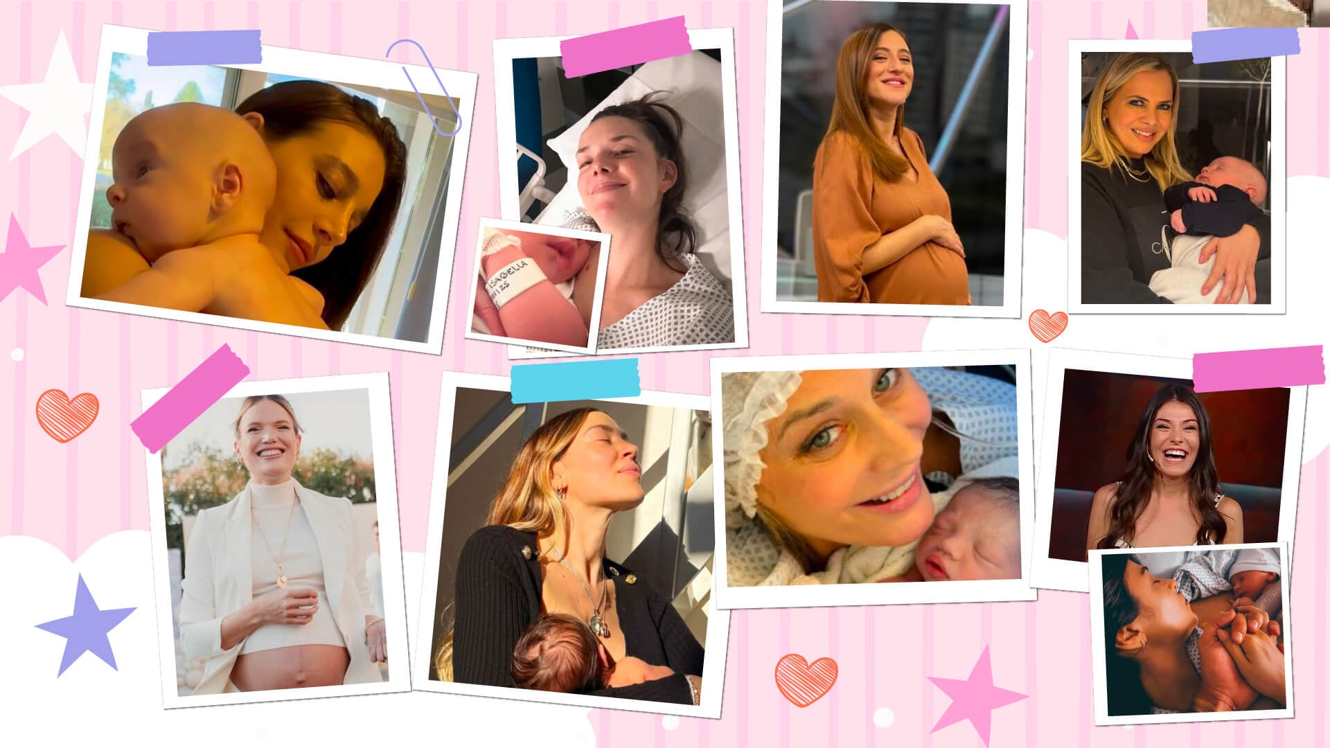 El mundo del espectáculo vivió a pleno el baby boom a lo largo del 2025