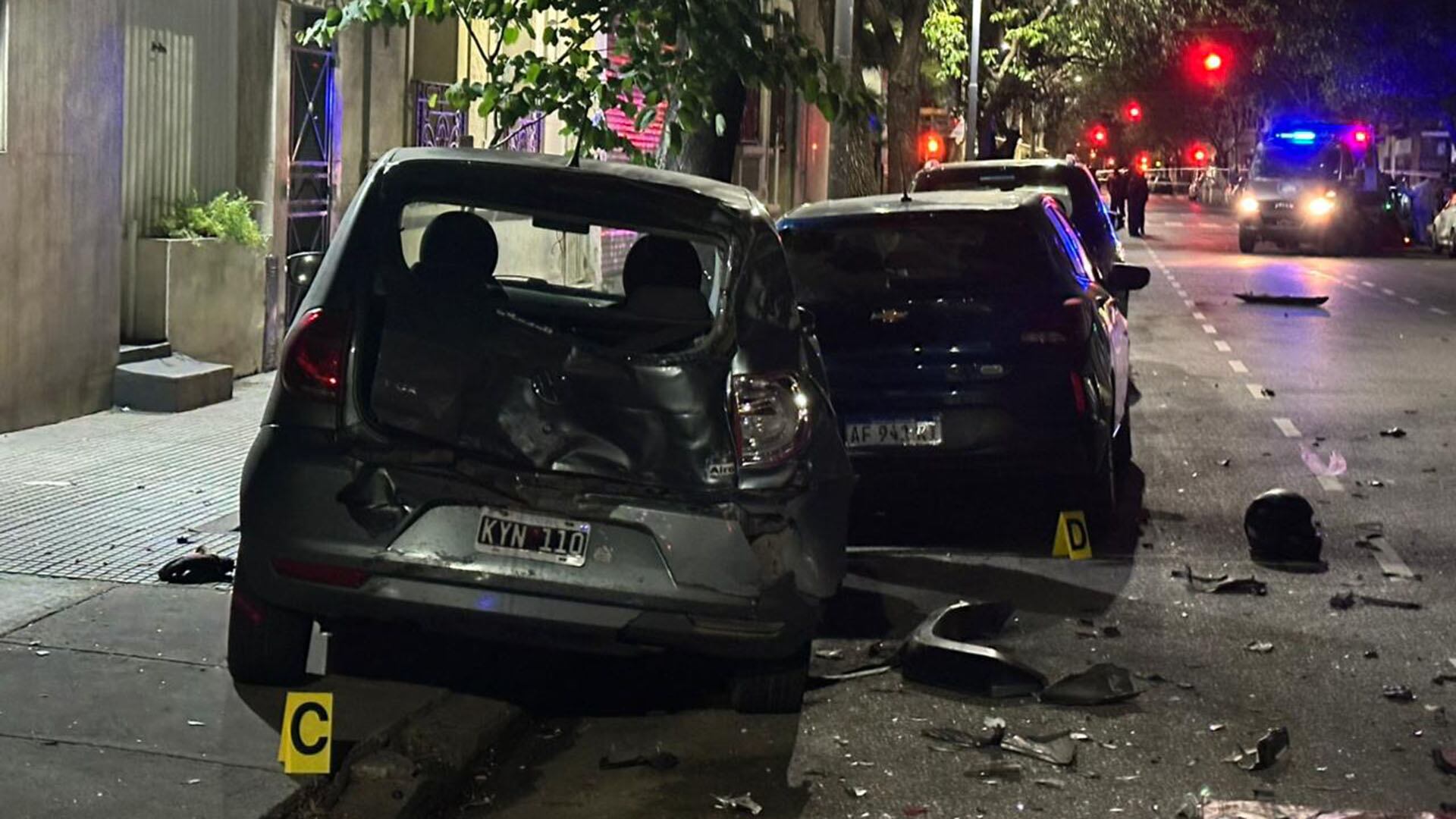 Así fue el choque en Palermo