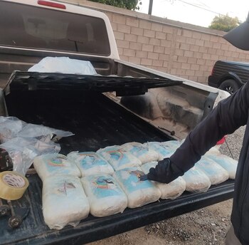 La camioneta transportaba 149 mil