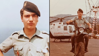 José Manuel León Sánchez en la Central Nuclear de Lemóniz, 1983 (fotos cedidas)