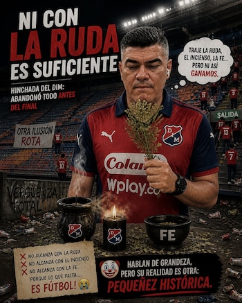 DIM y la superstición: ni la ruda ni el incienso salvaron la campaña - crédito @SamSam9530/X