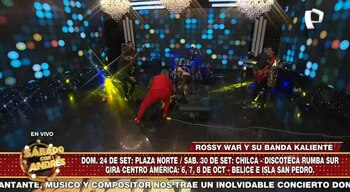 La aparatosa caída de Rossy