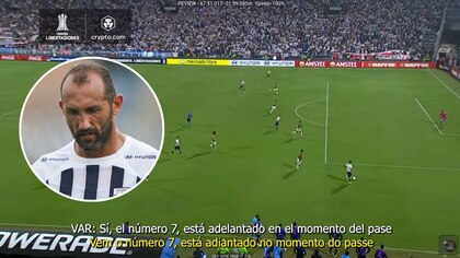 Se publicó audio del VAR en gol anulado a Hernán Barcos que pudo darle victoria a Alianza Lima vs Colo Colo por Copa Libertadores 2024