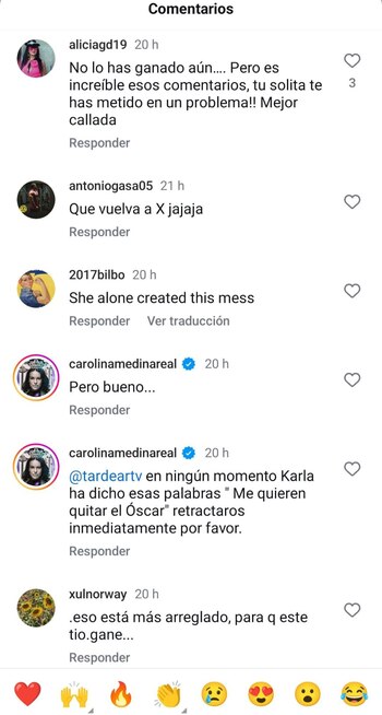 Las expresiones de Karla Sofía