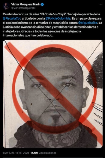 El abogado Víctor Mosquera reaccionó