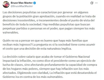 Bruce Mac Master, presidente de