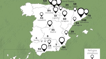 Solo una de cada tres capitales españolas tienen refugios climáticos, según Greenpeace que advierte de muertes por calor