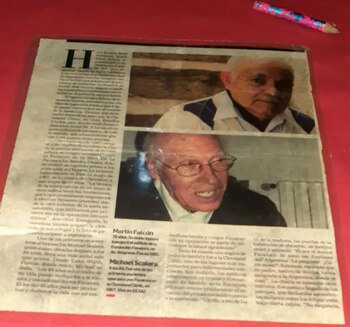 El recorte del diario Clarín