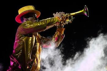 Un músico de Mangueira