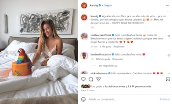 Karol G fue sorprendida en