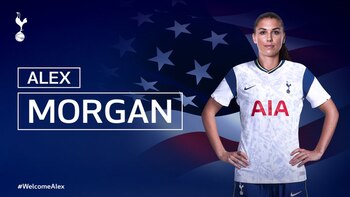 la delantera estadounidense Alex Morgan