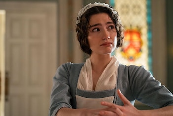'Valle Salvaje': Leonor espera para conocer a María. (RTVE)