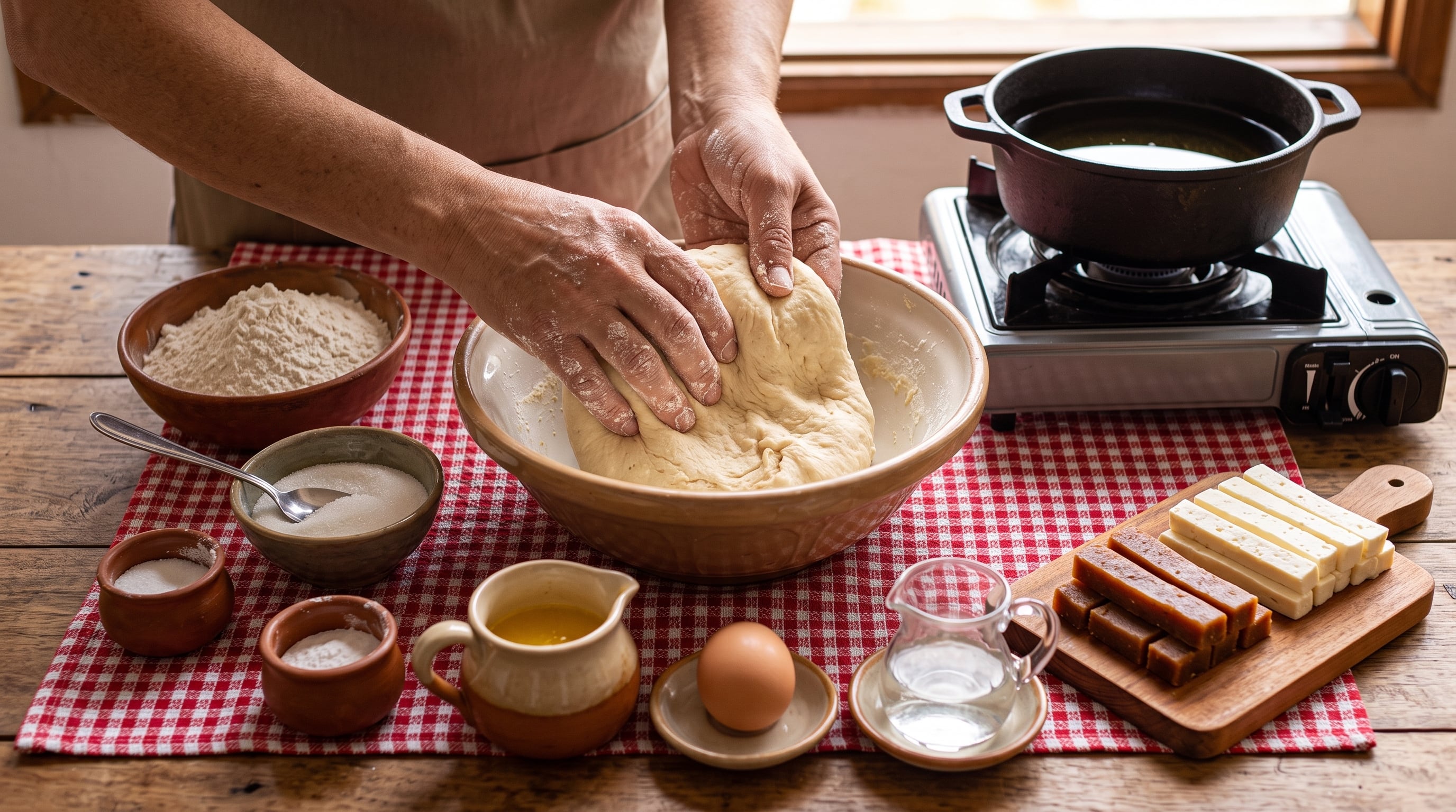 La recomendación es que bastones de bocadillo y queso estén bien envueltos y listos para ir al aceite caliente para que no se escape una sola gota de relleno - Crédito Image ilustrativa Infobae (Imagen Ilustrativa Infobae)