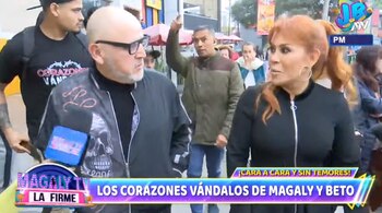 Magaly Medina y Beto Ortiz presentaron libro 'Corazones vándalos'.
