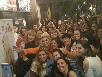 Pany a la salida del