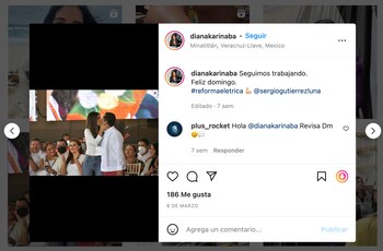 La pareja comparte fotos en