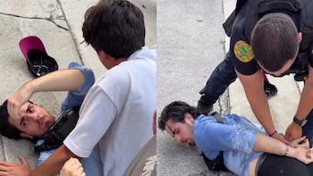 Intentó robarle pulseras de miles de dólares a una mujer en Miami, un transeúnte lo persiguió y lo redujo