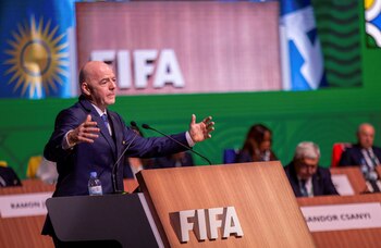 Gianni Infantino fue reelegido como