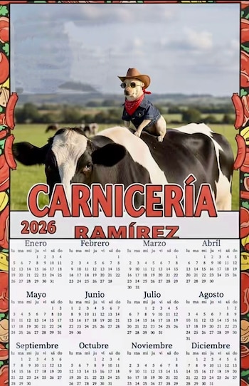 El segundo calendario muestra al