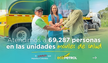 Las unidades móviles de salud ejemplifican cómo la infraestructura móvil puede convertirse en una solución innovadora para cerrar brechas y mejorar el bienestar en comunidades rurales. (Ecopetrol)