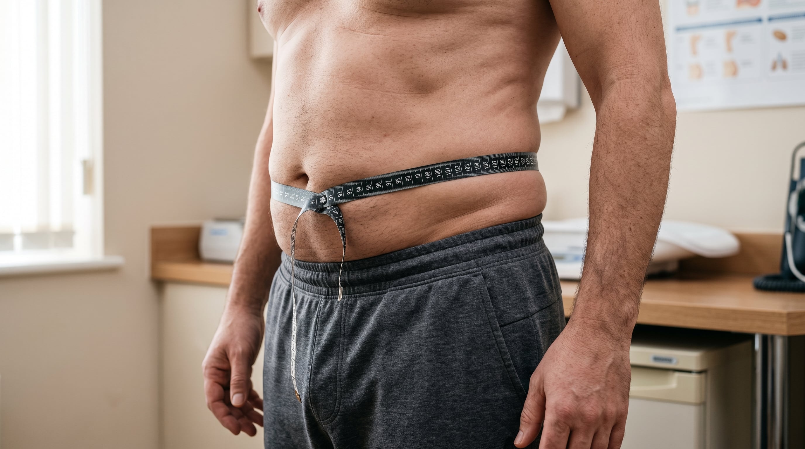 La edad, la genética, los cambios hormonales y la pérdida de masa muscular influyen en la acumulación de grasa abdominal y en su evolución. (Imagen Ilustrativa Infobae)