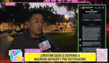 Cueva responde a Macarena Gastaldo en 'Amor y Fuego': "Está mintiendo". Captura: Amor y Fuego.