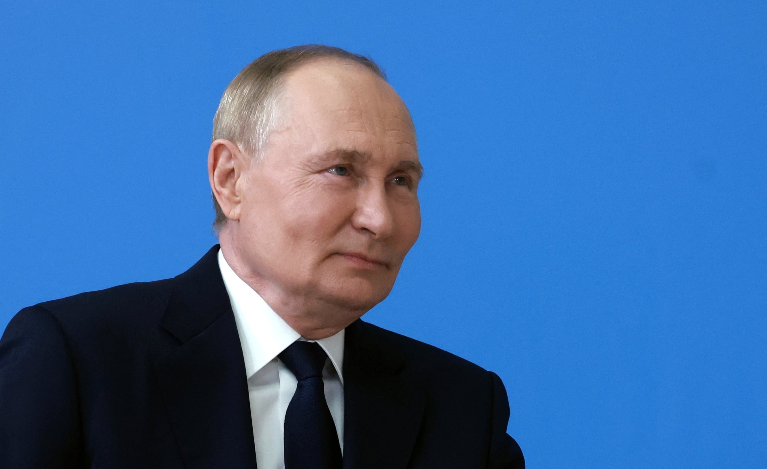 La Corte Penal Internacional le pidió a Mongolia que arreste a Putin por sus crímenes de guerra en Ucrania, y tanto el gbierno de Zelenski como la Unión Europea se sumaron al reclamo. (Sputnik/Vyacheslav Prokofyev/Pool via REUTERS)