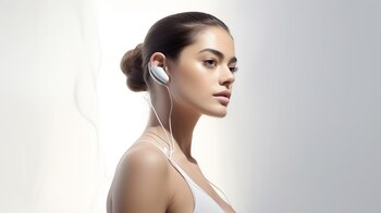 Imagen de audífonos,mostrando detalle de textura y botones - (Imagen Ilustrativa Infobae).